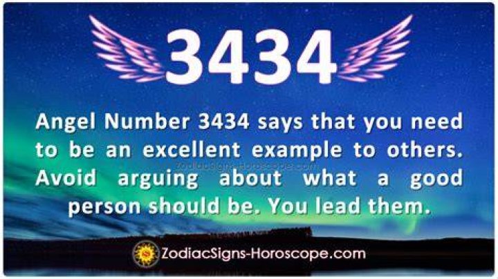 ANGEL NUMBER 3434 ·